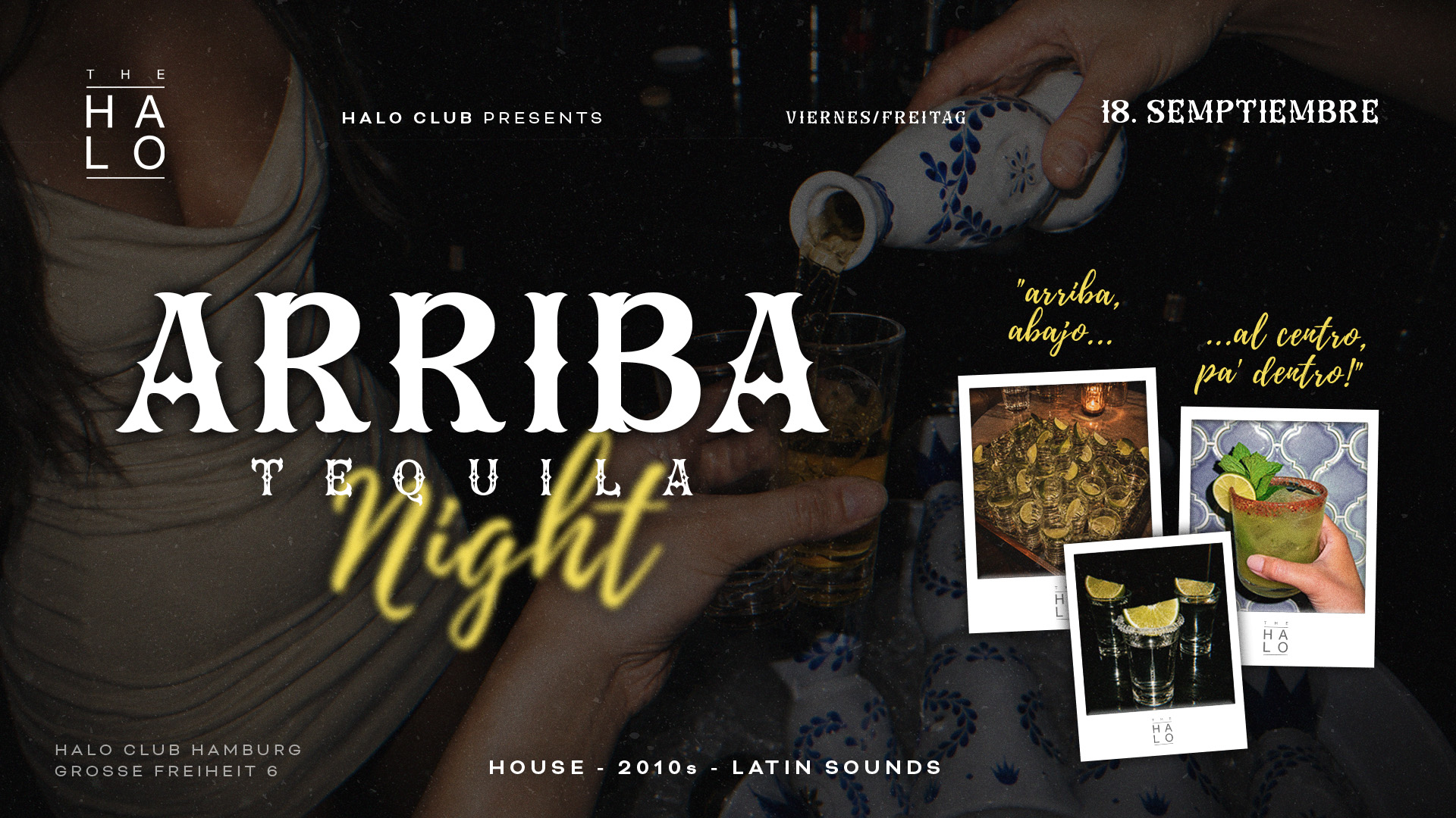 "ARRIBA" - TEQUILA NIGHT 🪇