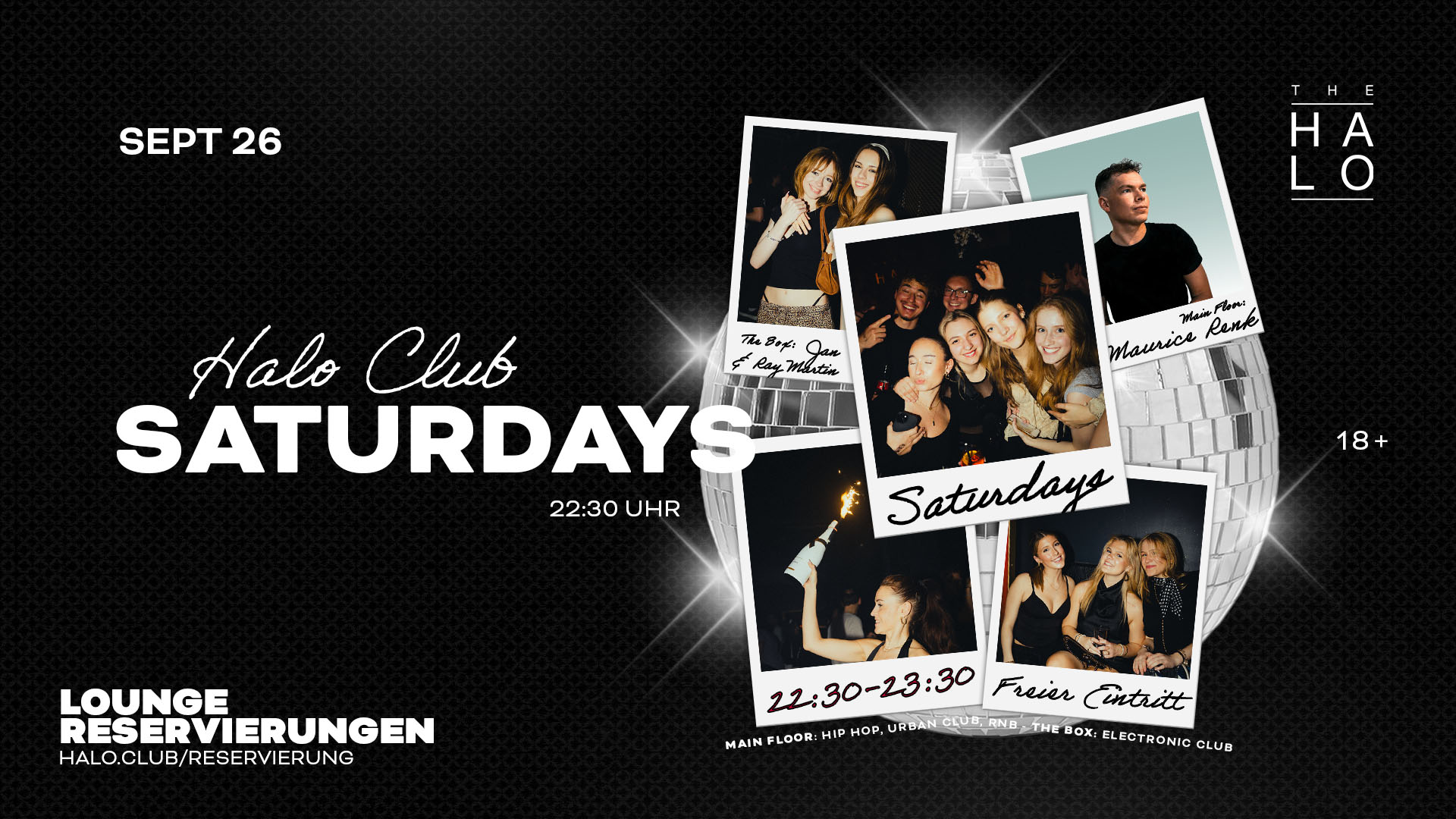 HALO CLUB Saturdays