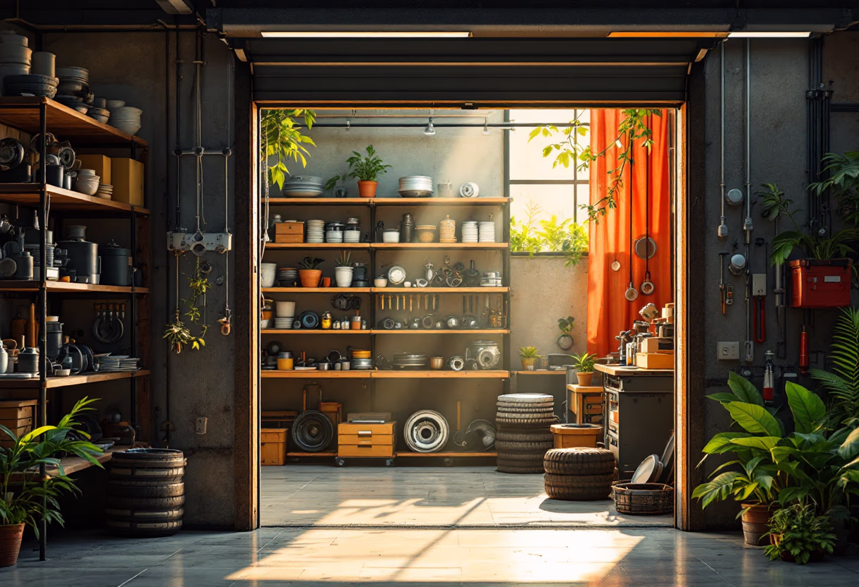 image of auto shop interior