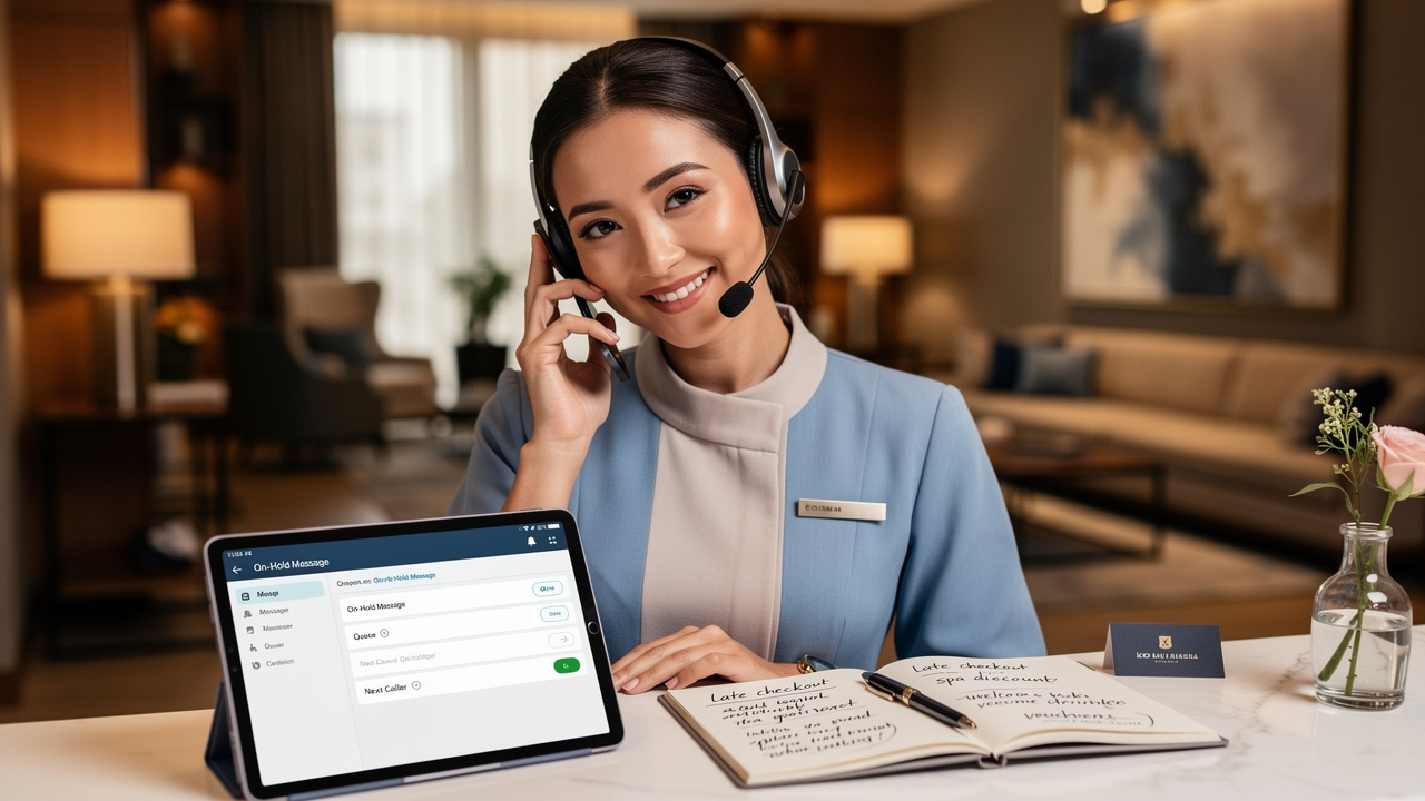 4 Best Practices for Ready Made On Hold Messaging in Hotels