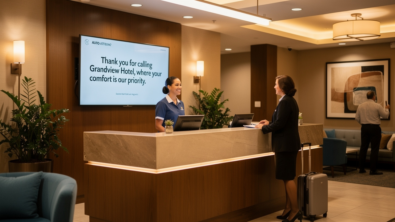 Maximize Guest Satisfaction with a Turnkey Auto Attendant Greetings Generator
