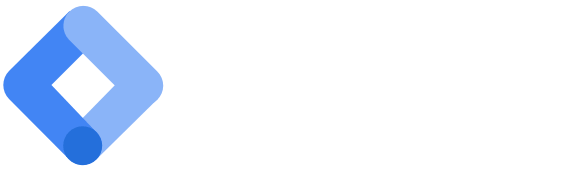 Logo Google Tag Manager sestávající z modrého čtvercového symbolu a nápisu Google Tag Manager.