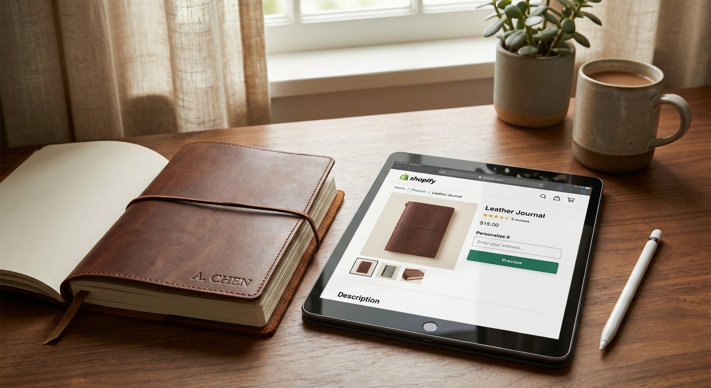 How to add a personalization text option to Shopify variants