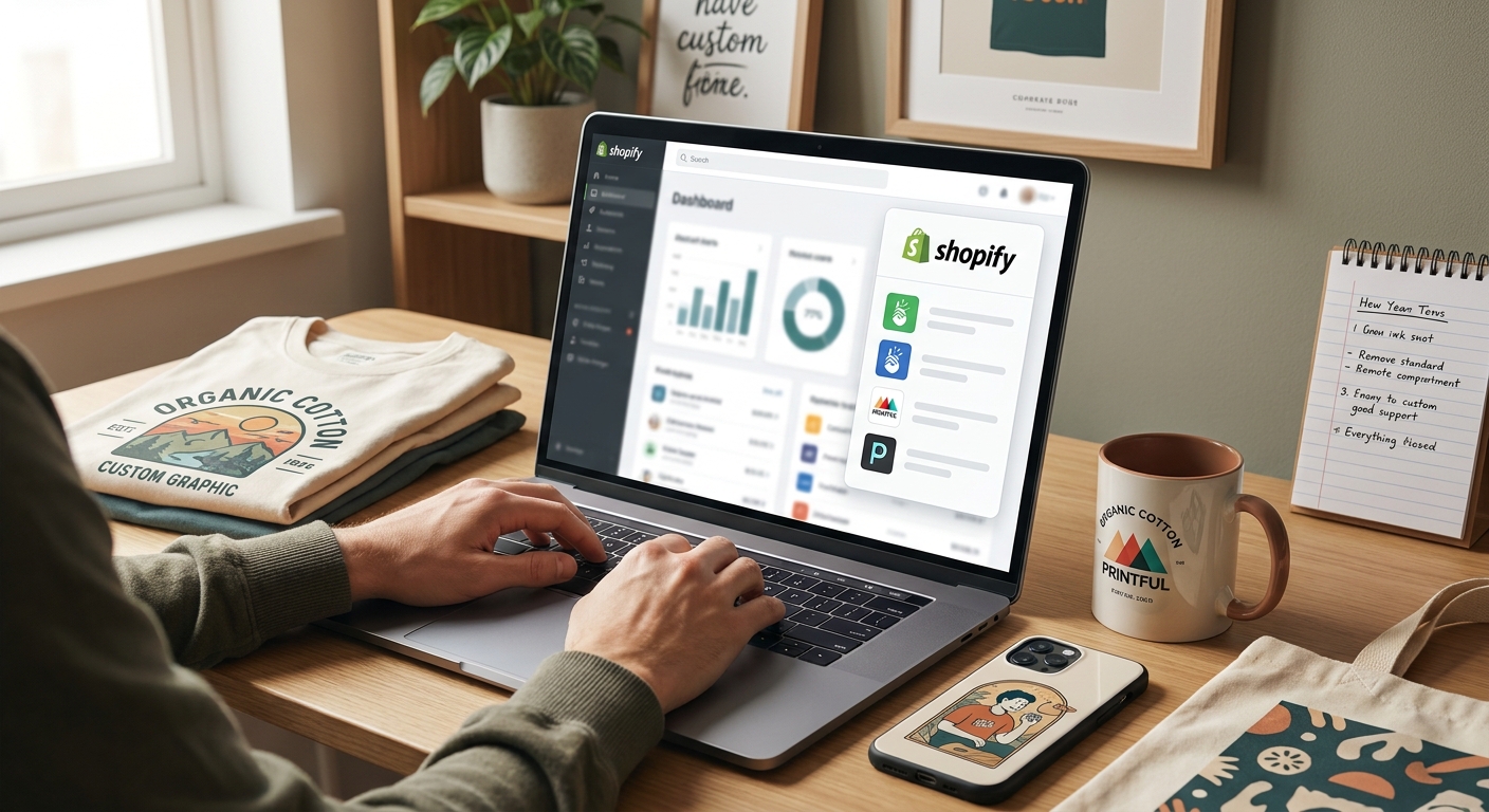 Best print-on-demand apps for Shopify stores in 2026