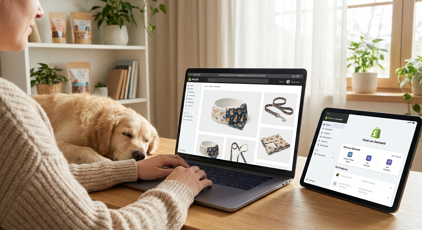 Print-on-demand app for Shopify pet product stores