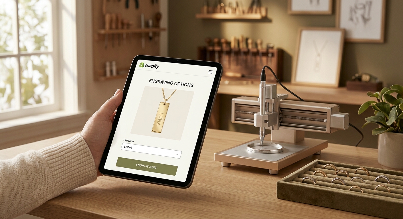 Best Shopify apps for personalized jewelry engraving