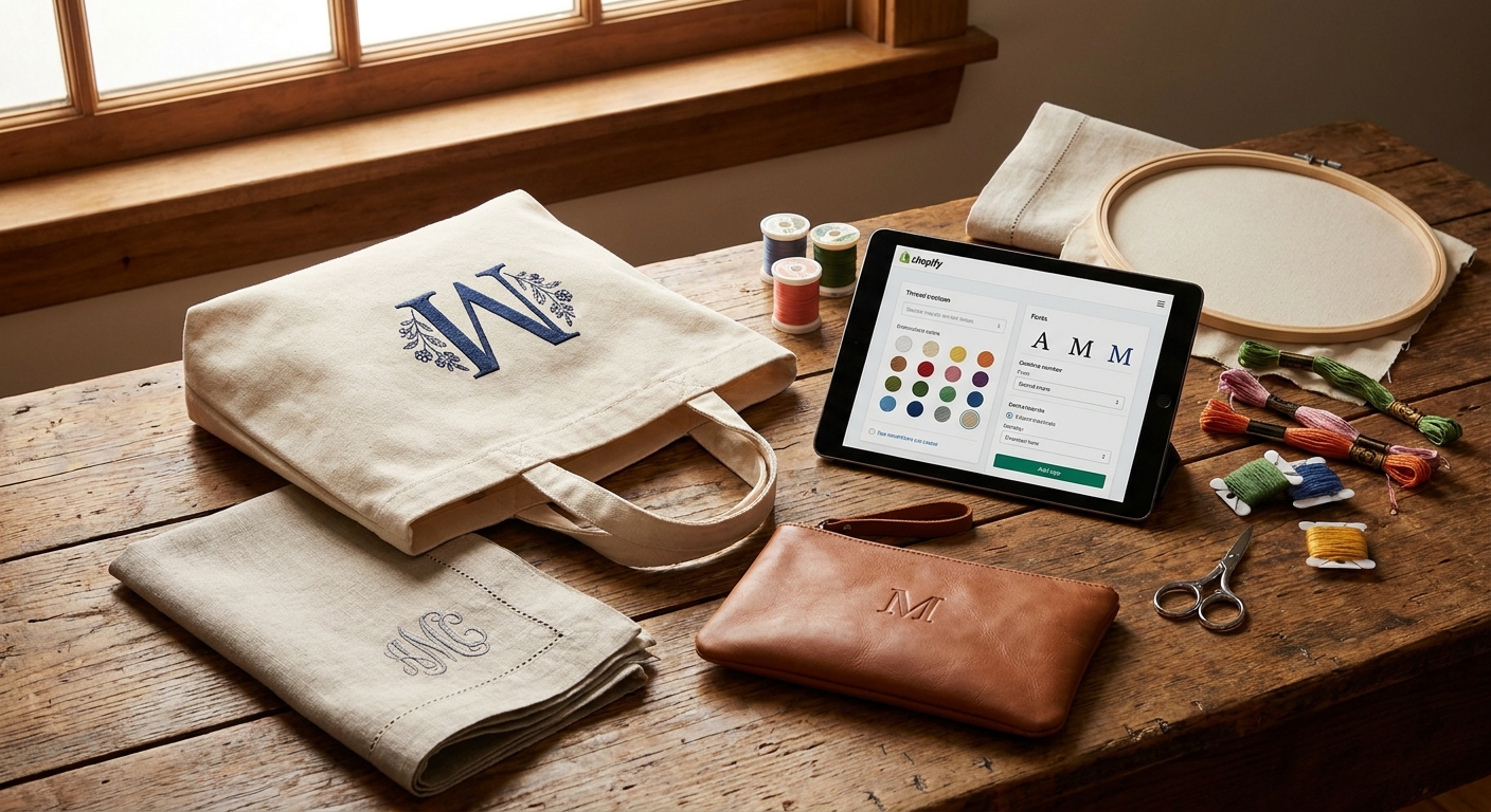 Best Shopify apps for monogrammed and embroidered products
