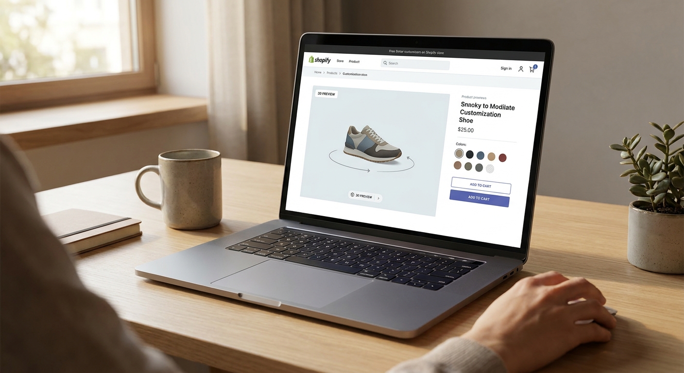 How to add a 3D product preview to a Shopify customizer