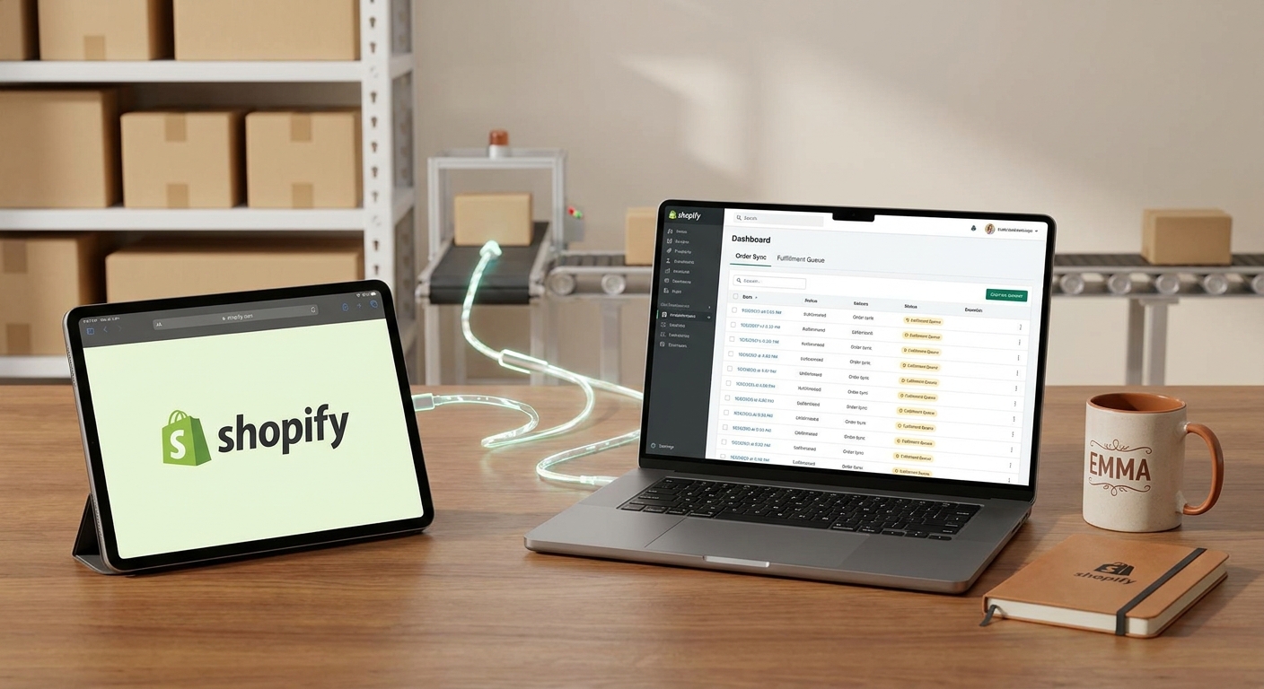 How to sync personalized Shopify orders to a fulfillment queue