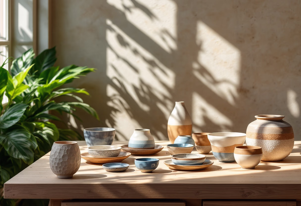 image of finished ceramic pieces