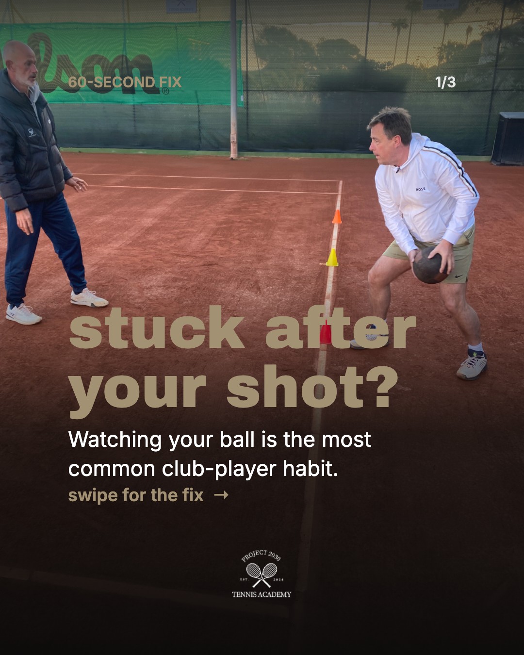 Stuck after your shot? Beinarbeit-Tipp