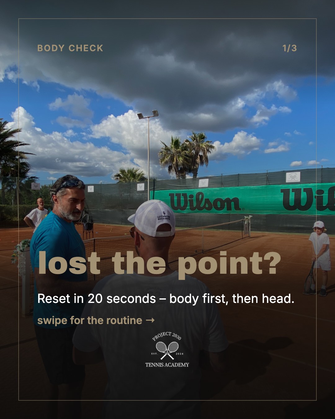 Lost the point? Reset zwischen den Punkten
