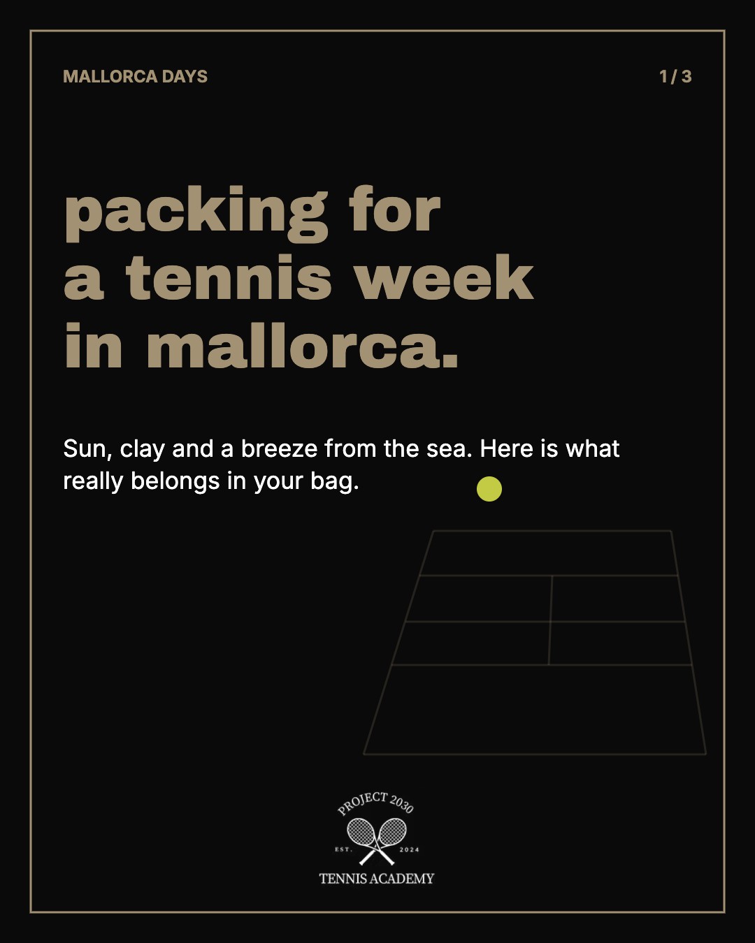 Mallorca Days: Packliste für eine Tenniswoche auf Mallorca