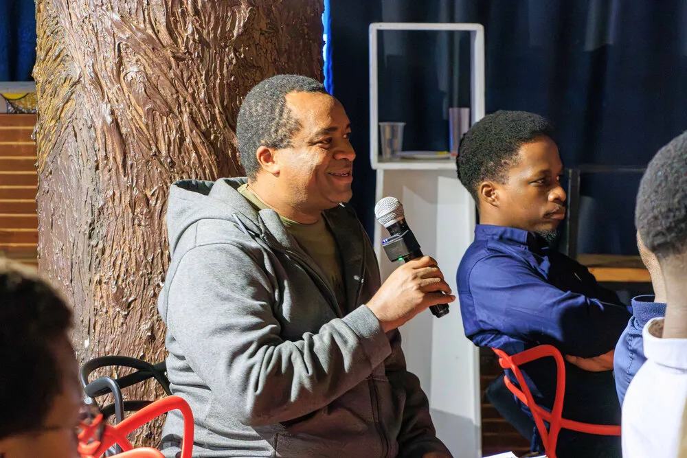 Audience listening to panel