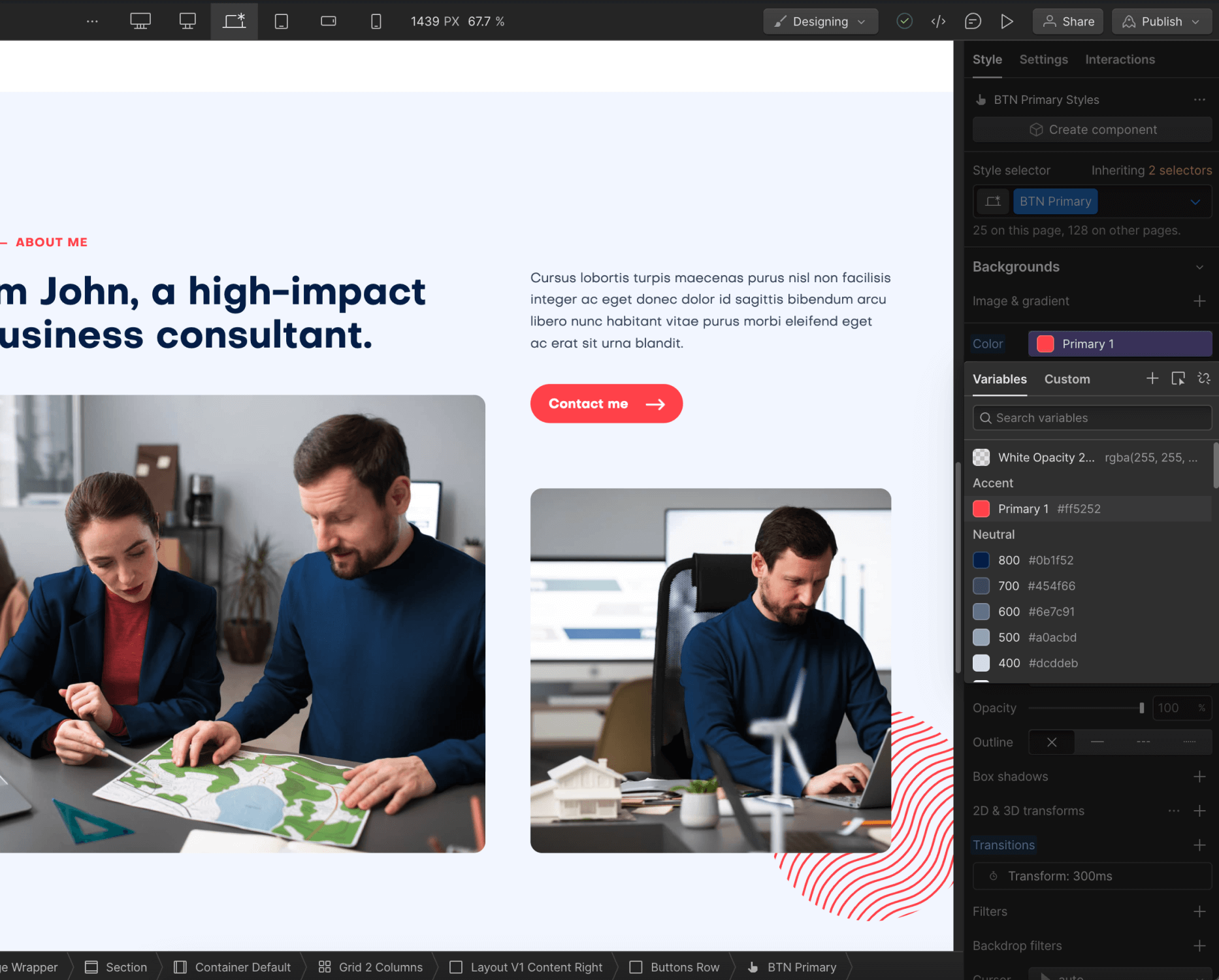 Color - Expert X Webflow Template
