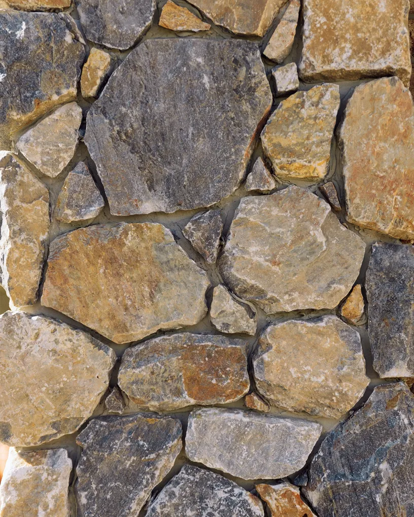 High-end natural stone feature wall showcasing expert stonework craftsmanship in Toowoomba.