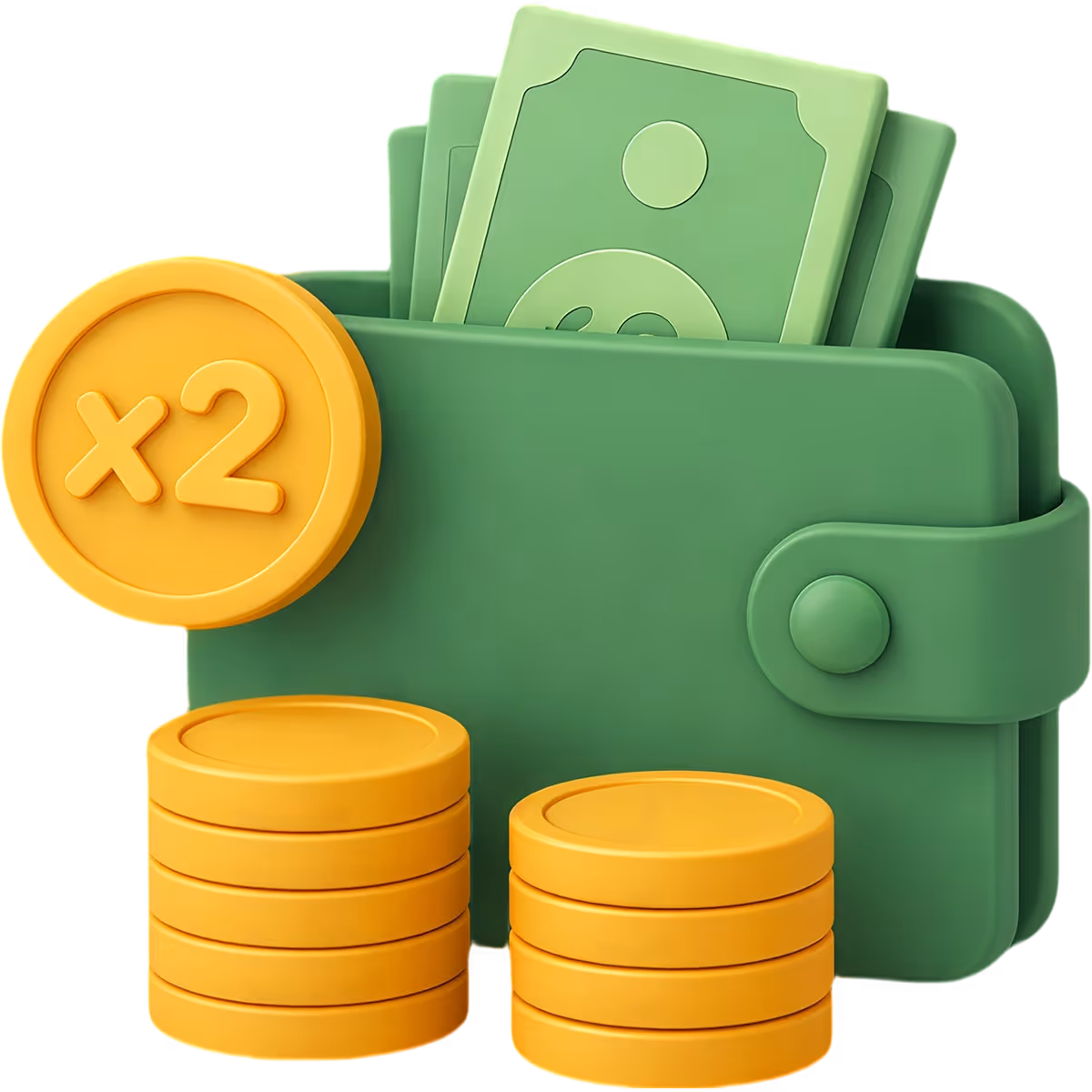 Icon representing savings match after 12 months of on-time rent payments