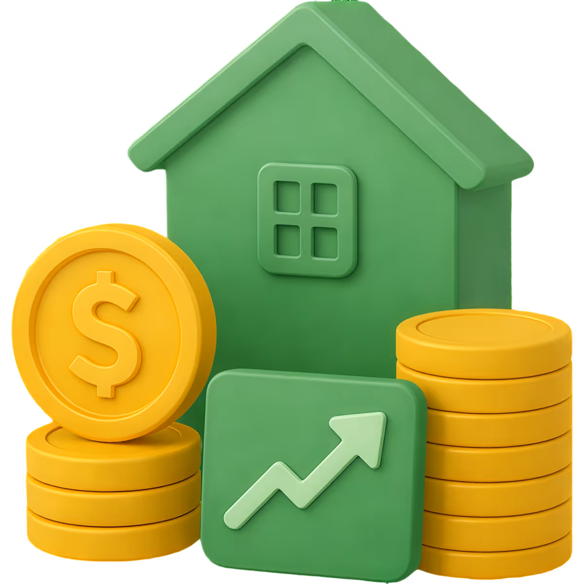 Icon representing future equity distributions for long-term renters