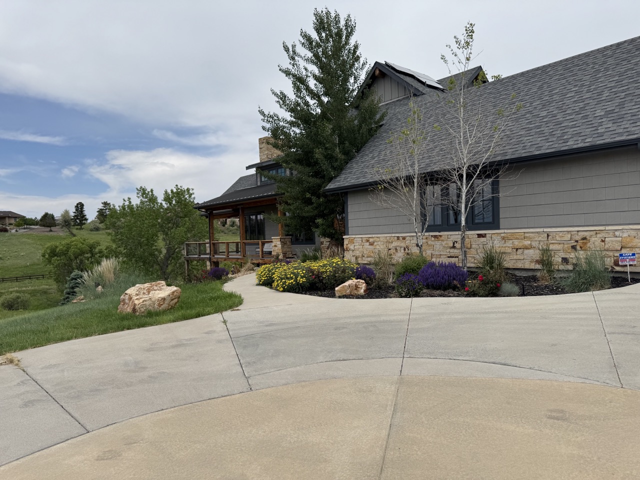 image of a humanitarian aid fundraising event, with volunteers stacking boxes in a modern yet welcoming space