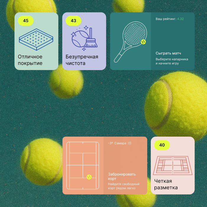 cards above green picture