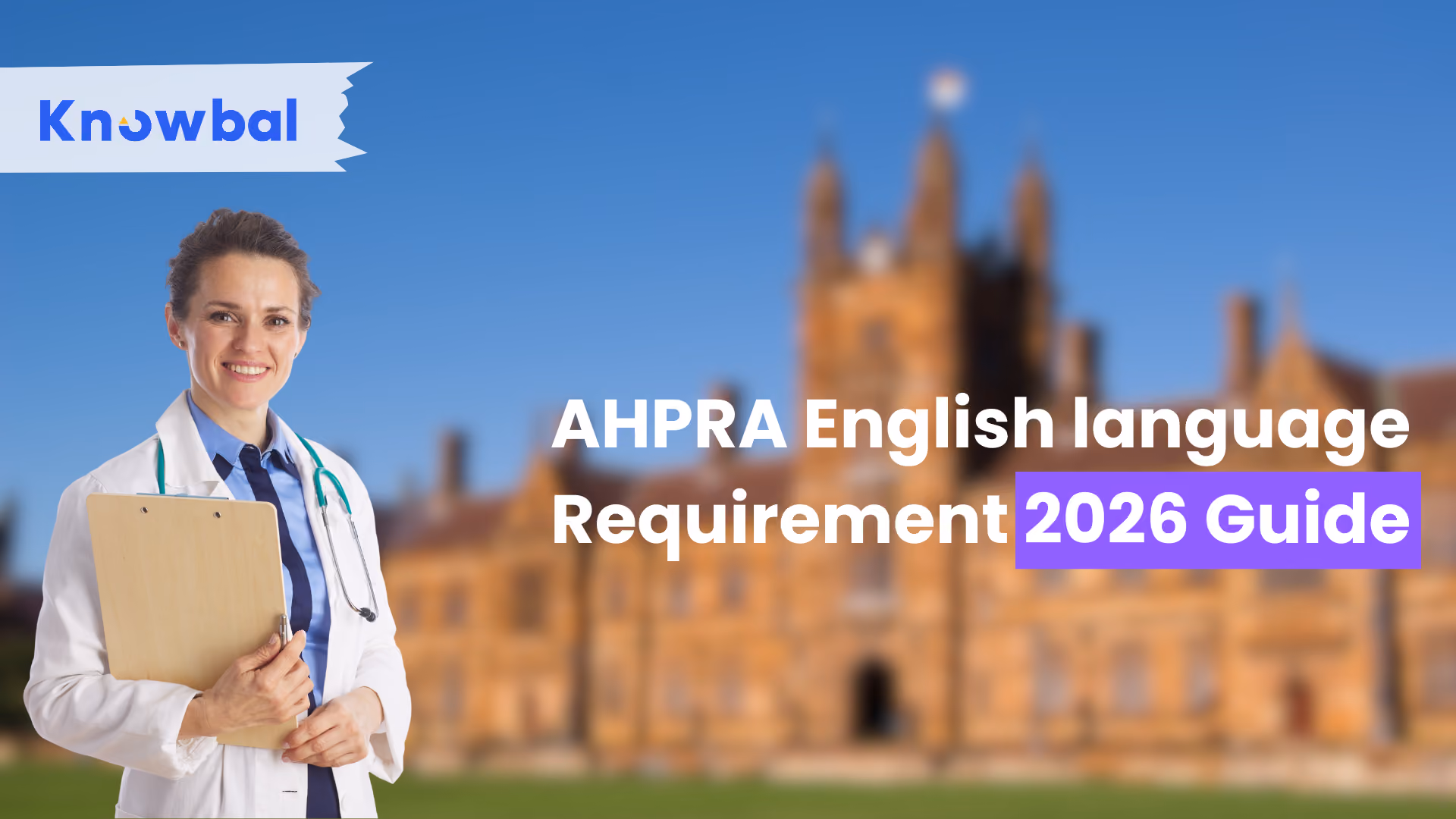 AHPRA English language requirement 2026 guide for nurses and international students