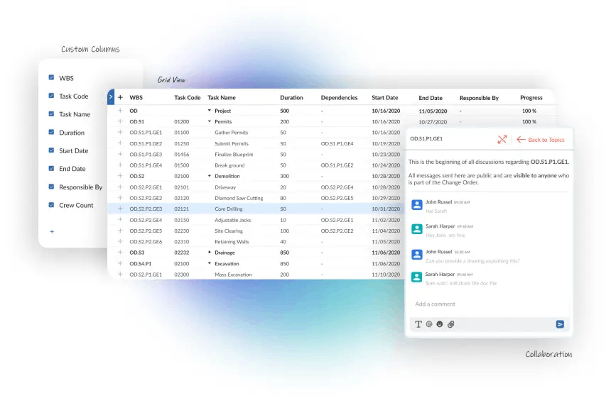 schedule grid