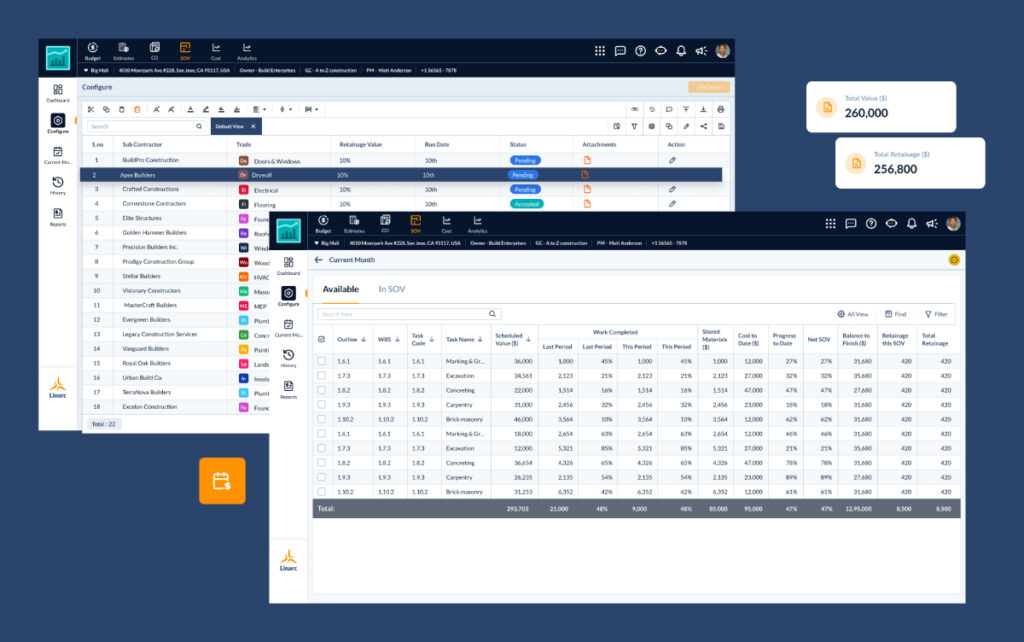 Progress Billing