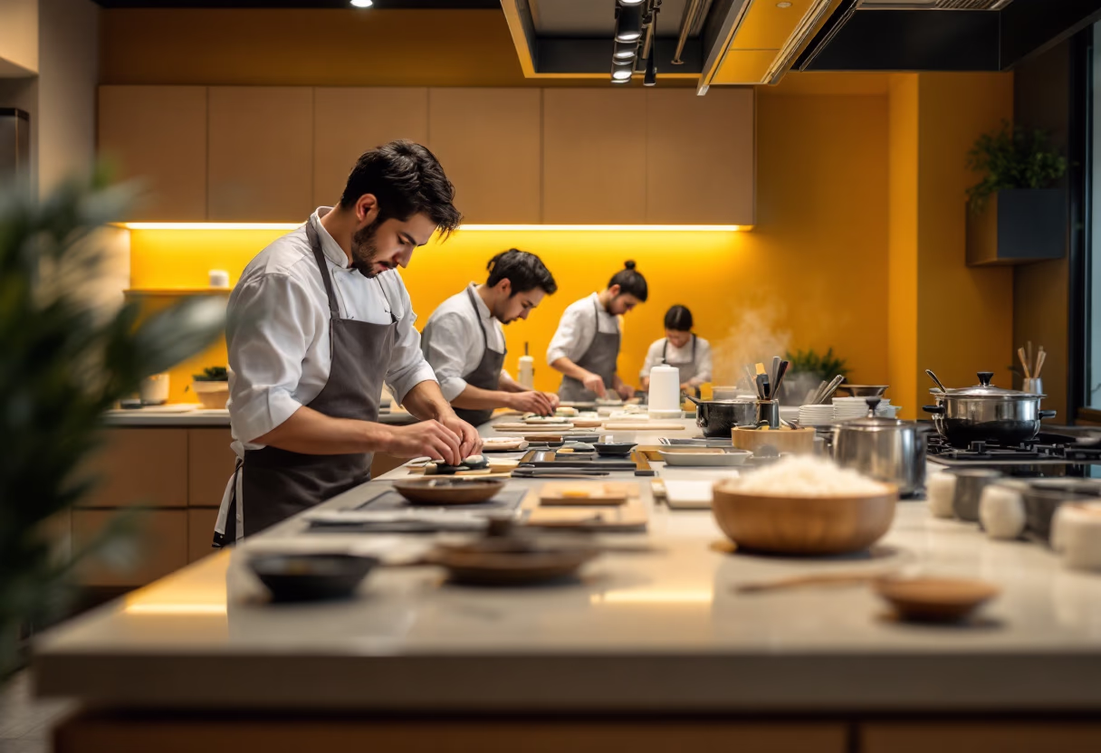 image of a cooking demonstration