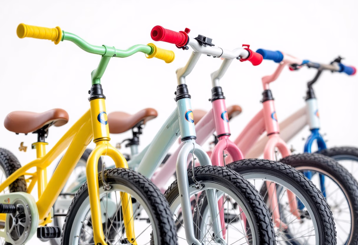 image of kids' bikes