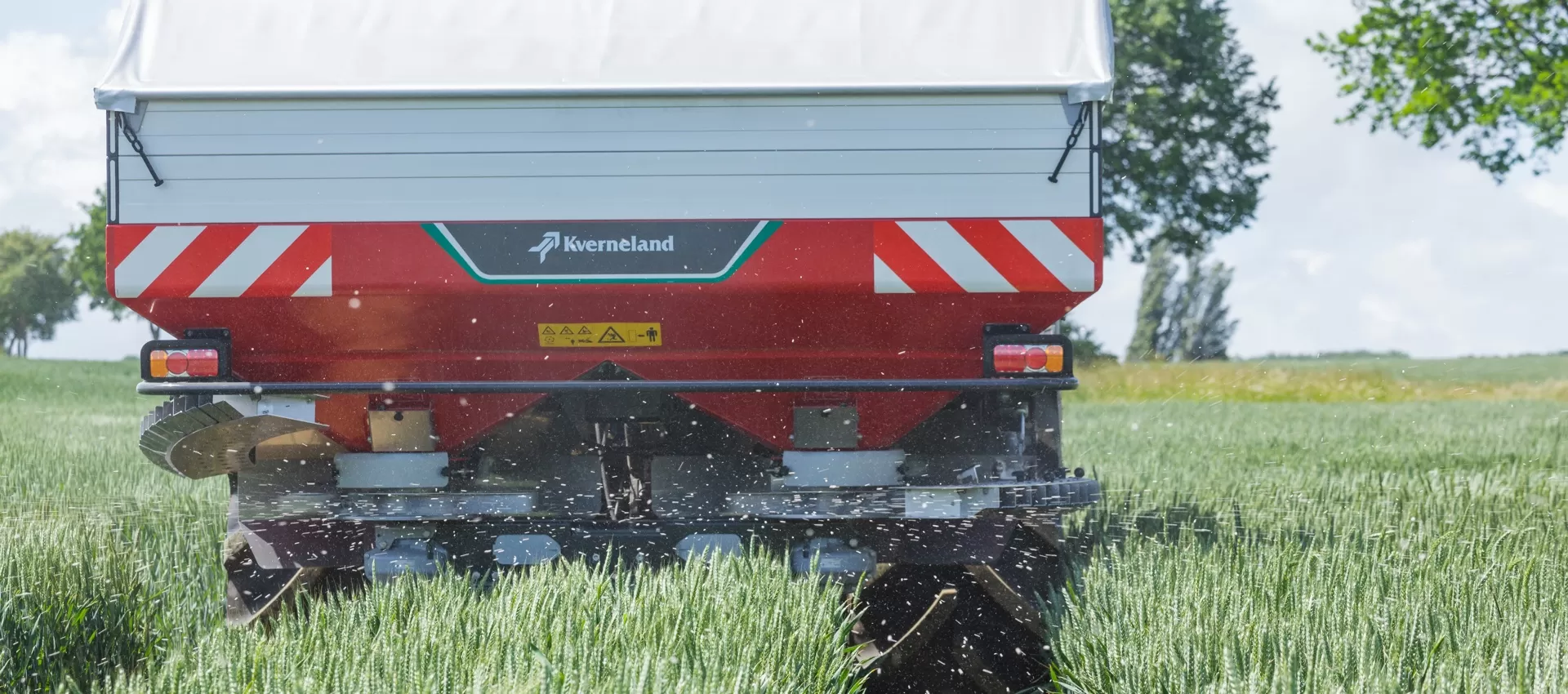 Kverneland Exacta CL EW fertiliser spreader top image