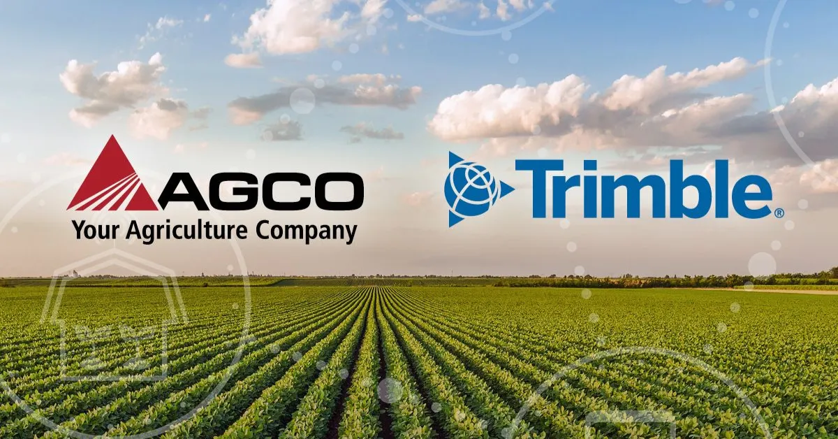 Представители на Trimble и AGCO при обявяване на стратегическо партньорство за прецизно земеделие