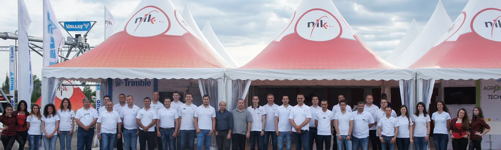 NIK stand at BATA AGRO 2017 showcasing irrigation and precision agriculture technologies