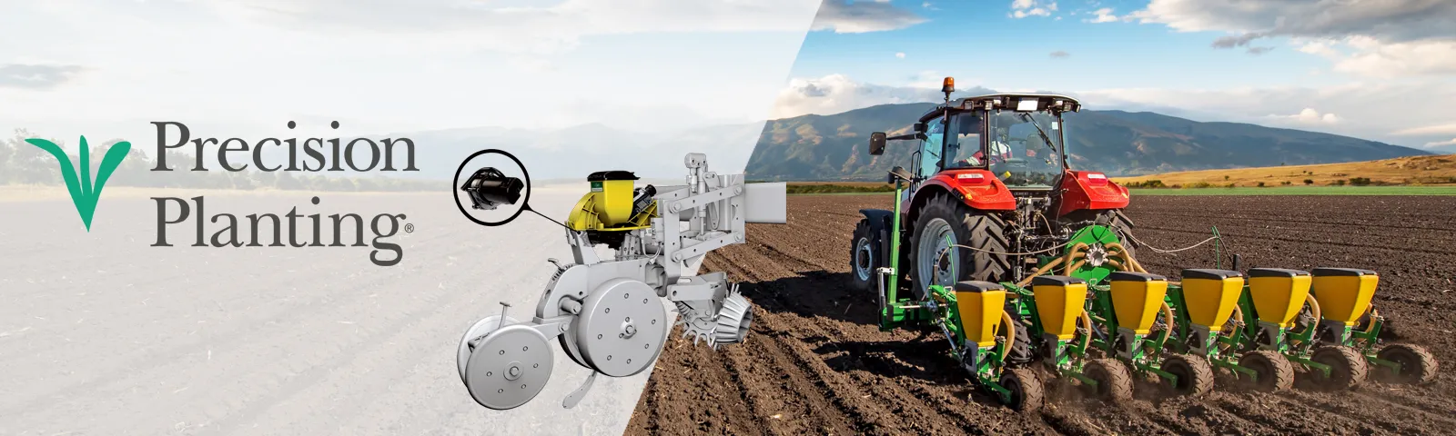 Електрически задвижващ модул Precision Planting vDrive за прецизен контрол на гъстотата на сеитба