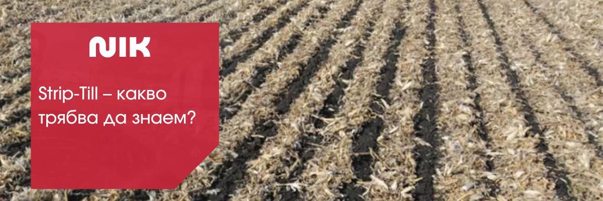 Машина за Strip-till, създаваща тесни обработени ивици за прецизна директна сеитба на български полета