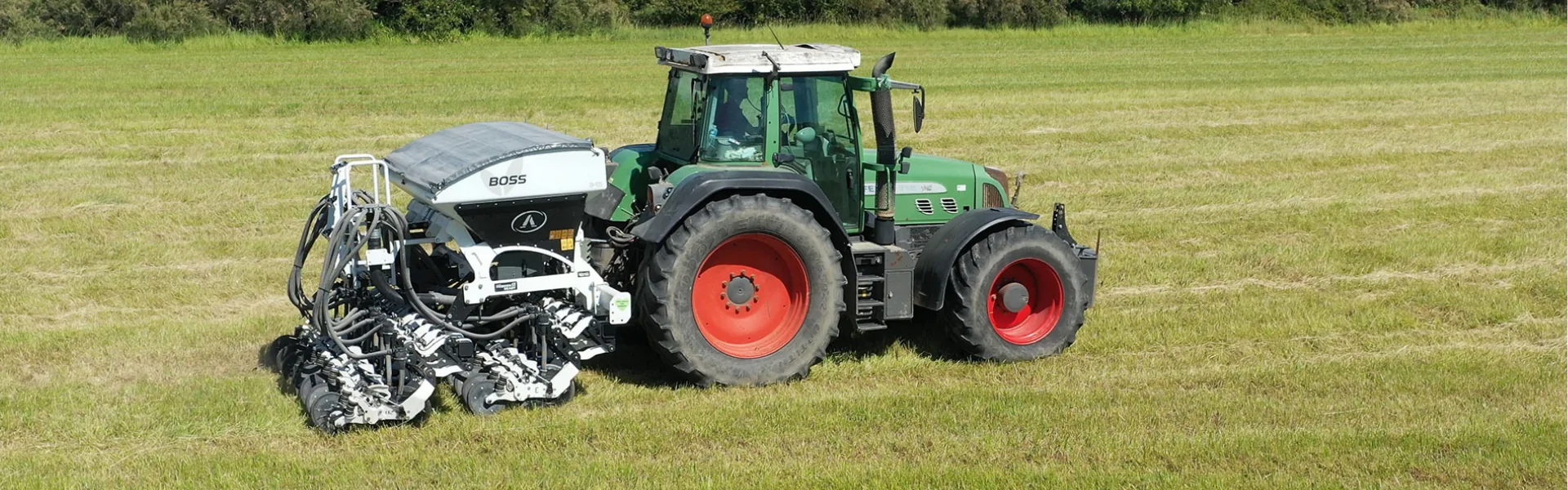BOSS direct seeder with double rows