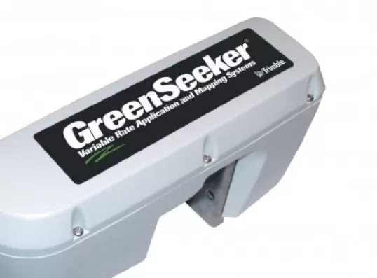 Устройство GreenSeeker за променливо приложение на норми и картографиране.