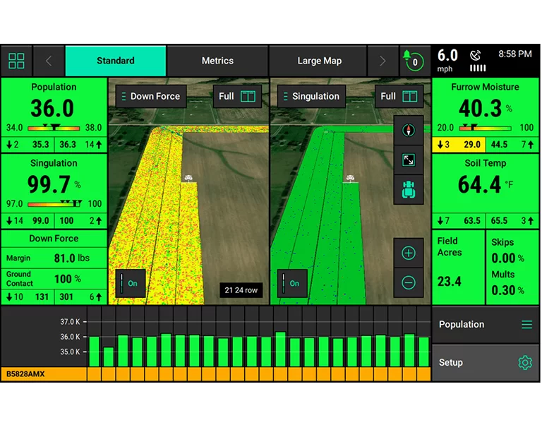 Precision Planting мониторинг