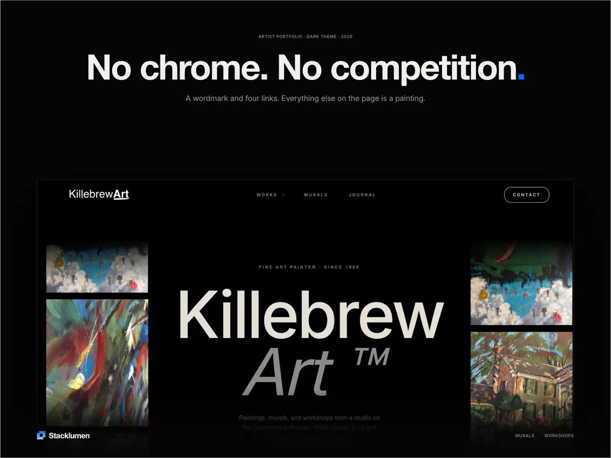 Keith Killebrew in dark theme