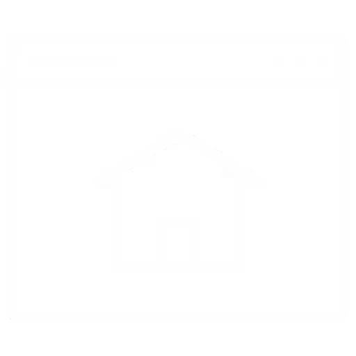 Icône d'une page web affichant un symbole de maison représentant la page d'accueil.