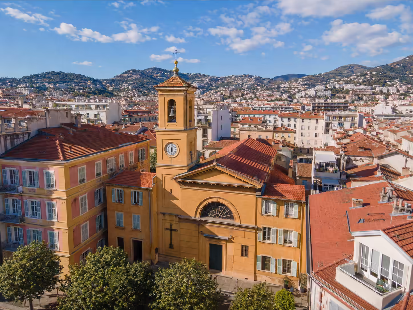 Église Sainte-Hélène dans l'ouest de Nice, près de Fabron