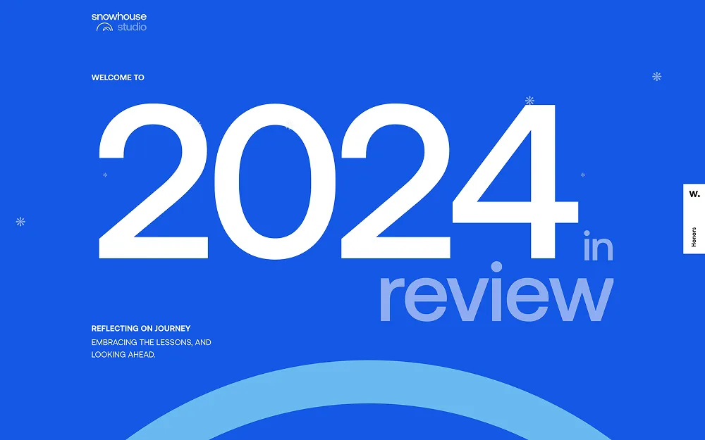 Snowhouse Studio 2024 Year in Review with project showcases