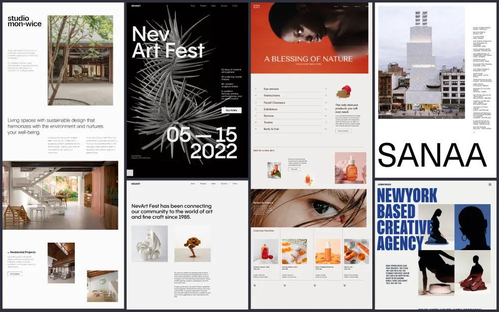 Ozge Keles Portfolio Vol 1 with grid-based project showcase