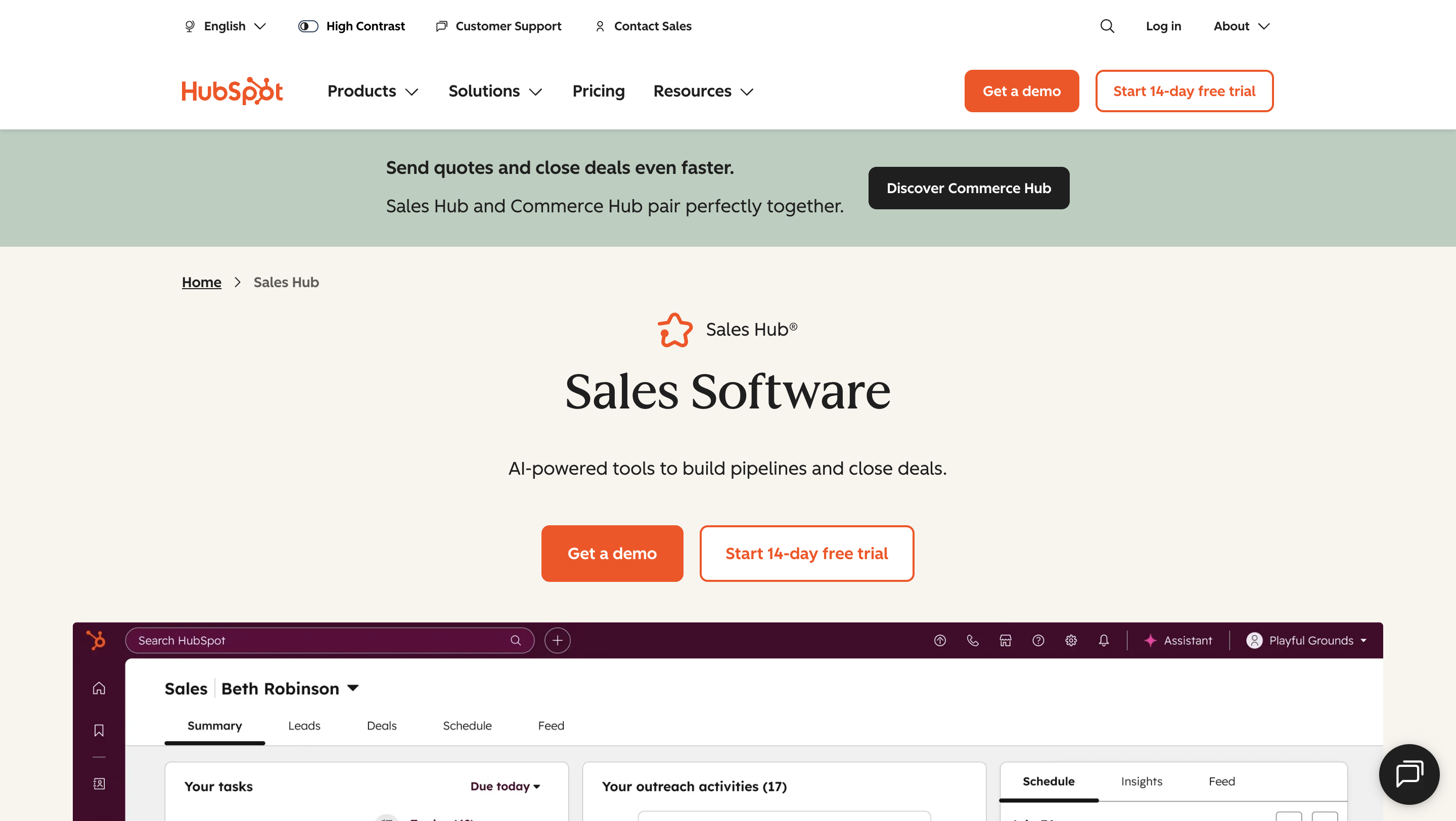 HubSpot Sales Hub