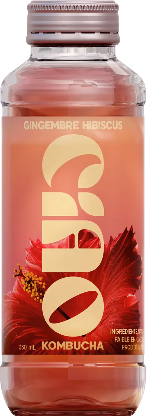 Bouteille de Ciao Kombucha saveur Gingembre