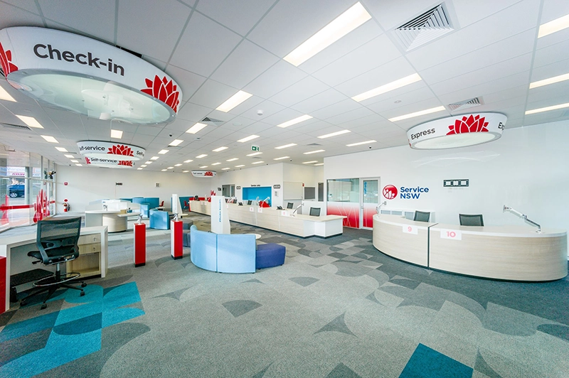 Service Centre interior shot