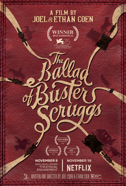 "The Ballad of Buster Scruggs" movie banner