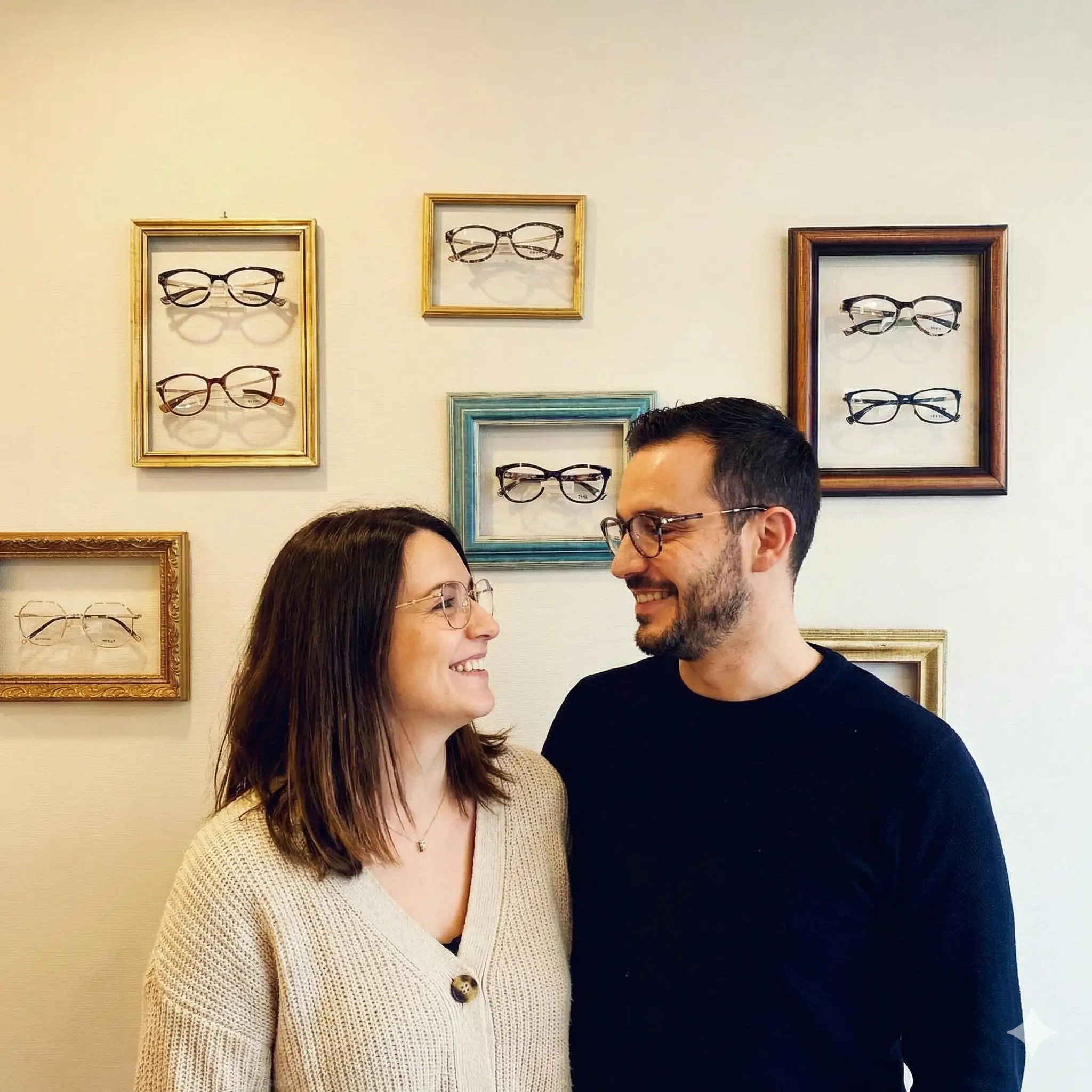 Julie et Ross Philibert-Ross gerants Phil'Optique opticiens Bar-sur-Seine Aube