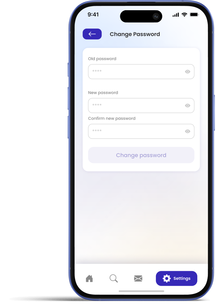 Password change flow - default