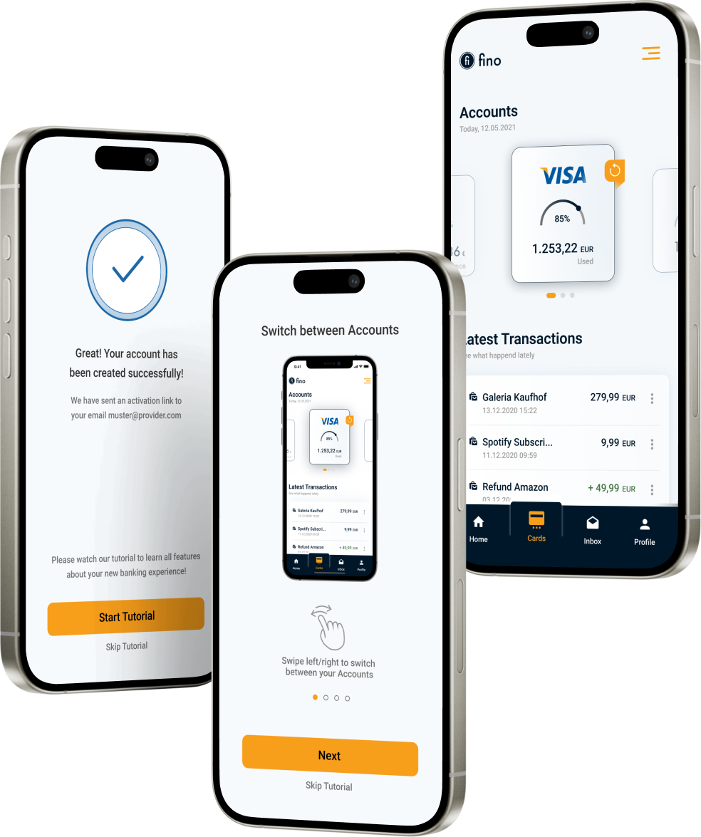 Retail finance app - onboarding part 2