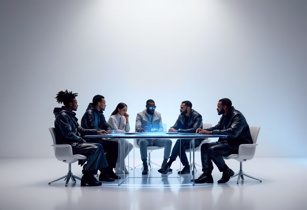 image of a brainstorming session (for a consulting firm)